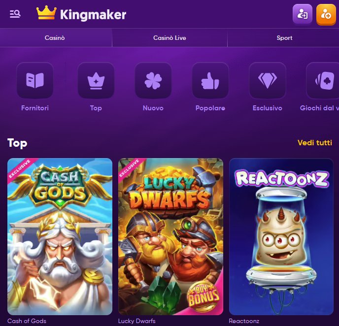 Italy - kingmaker casino online